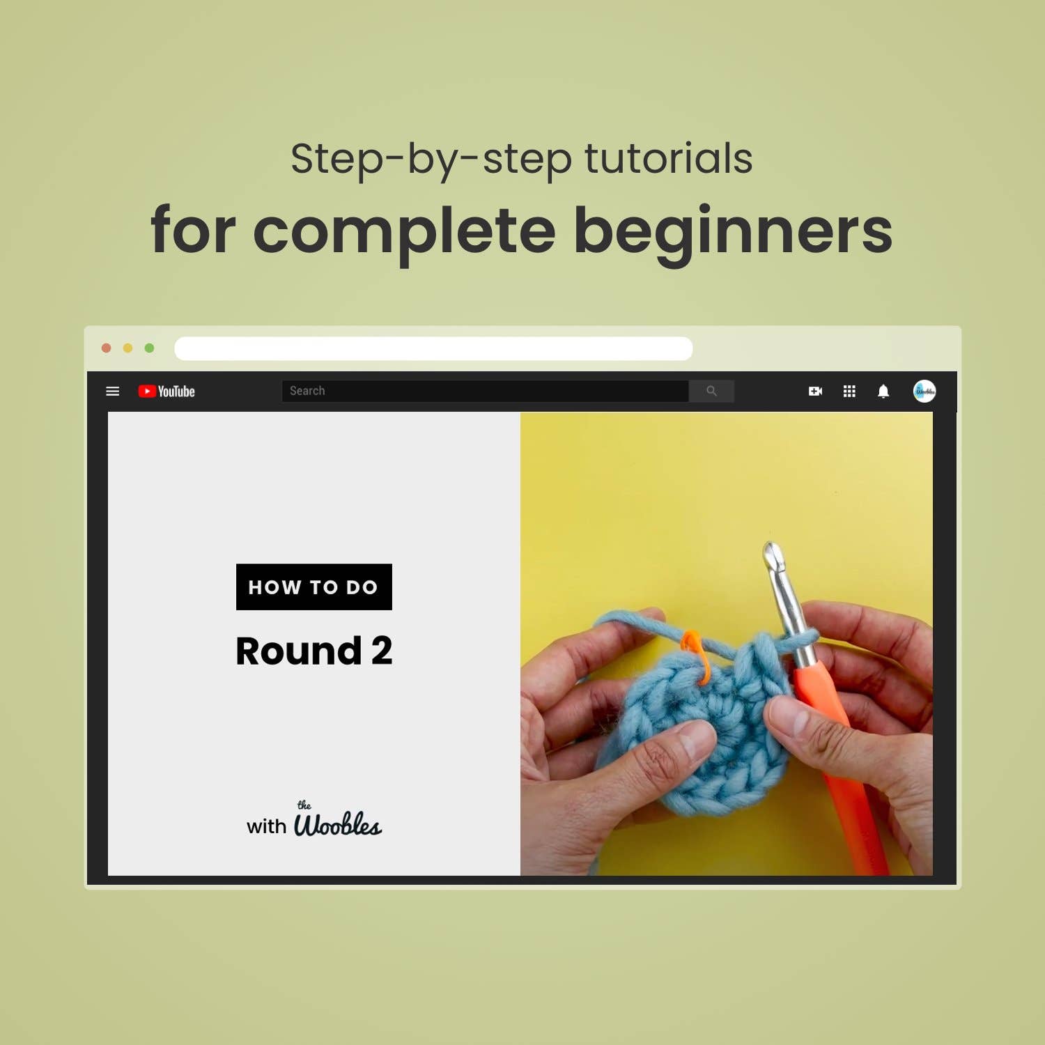 Woobles Beginner Crochet Kit - Felix the Fox
